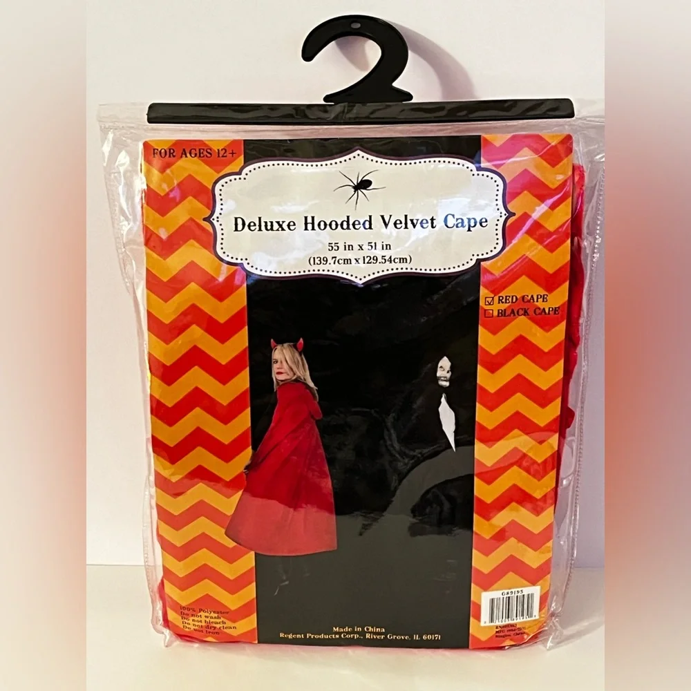 Deluxe Hooded Velvet Cape